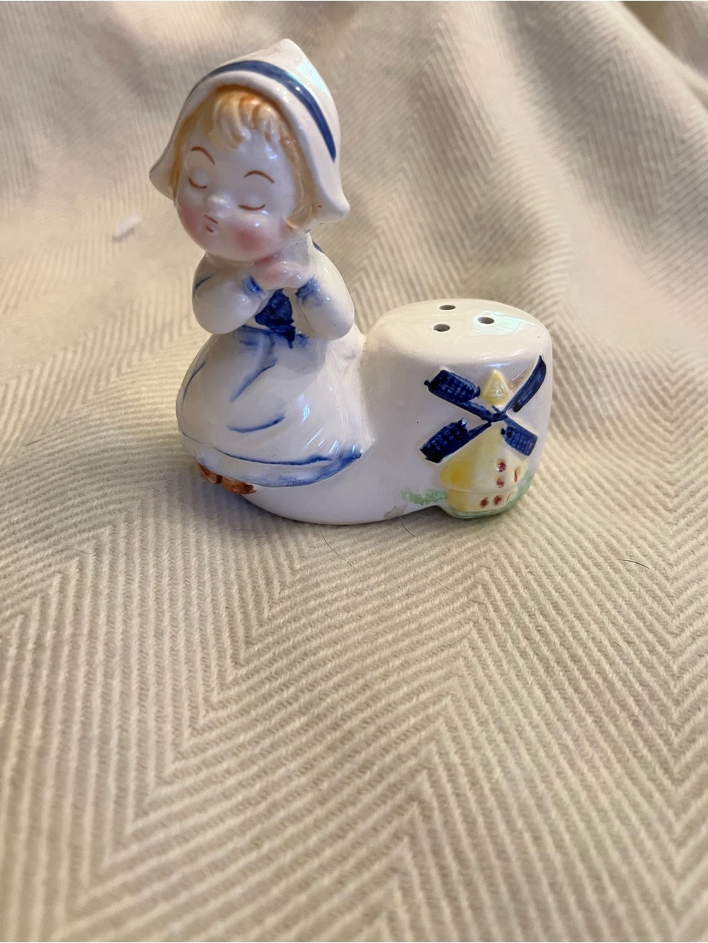 Vintage Dutch Girl Salt Shaker Made In Japan (just the Girl) Replacement
